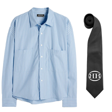 Laden Sie das Bild in den Galerie-Viewer, LETTERING SHIRT &amp; LOGO KRAWATTE - BUNDLE