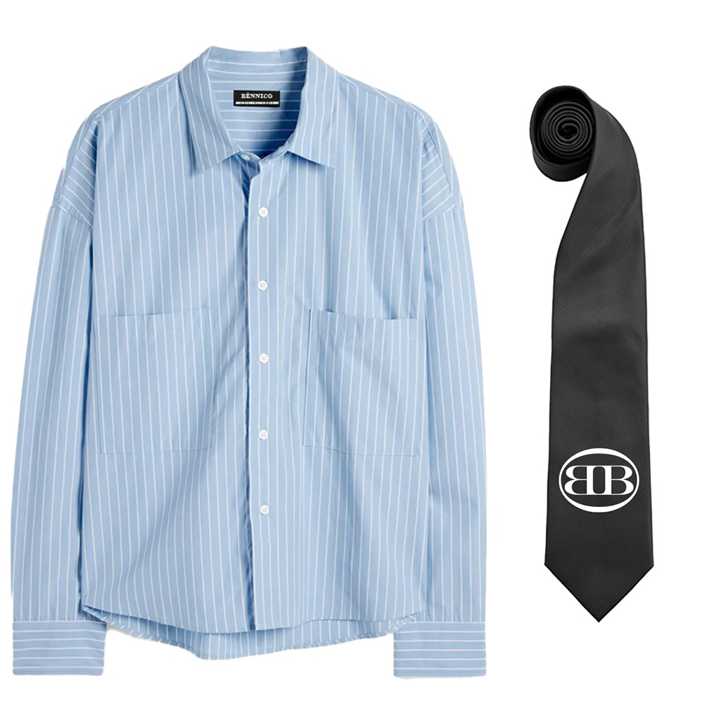 LETTERING SHIRT & LOGO KRAWATTE - BUNDLE