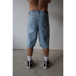 LOGO SHORT DENIM