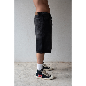 LOGO SHORT DENIM
