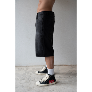 LOGO SHORT DENIM