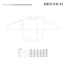 Laden Sie das Bild in den Galerie-Viewer, BENNICO COZY MODE BLACK EDITION SWEATER