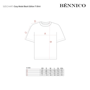 BENNICO COZY MODE BLACK EDITION TEE